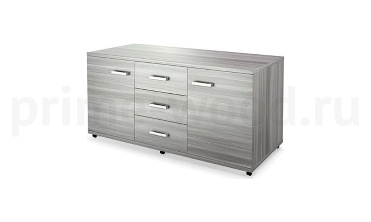 Греденция Аргентум 135x45x67 цвет: Дуб Сафари - фото 1